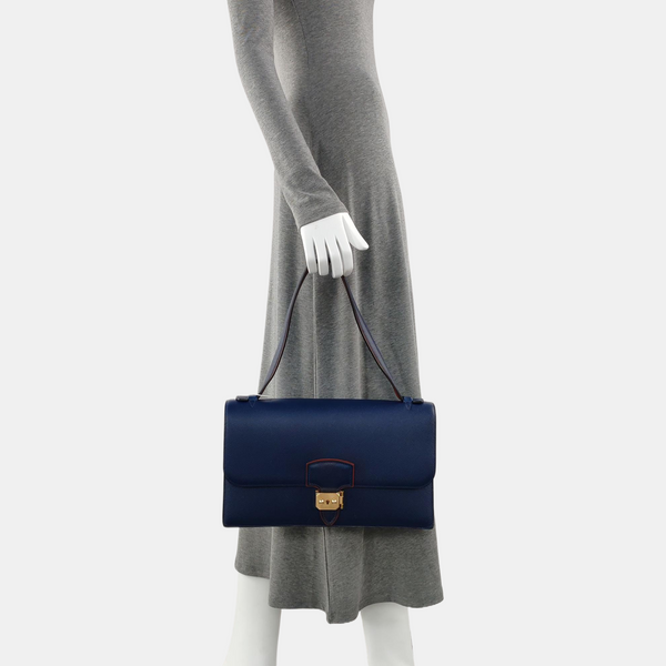 Sac A Depeches Epsom Blue