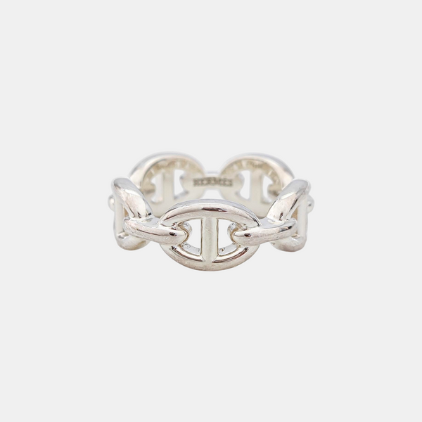Chaine D'ancre Enchainee 925 Sterling Silver Ring EU 51