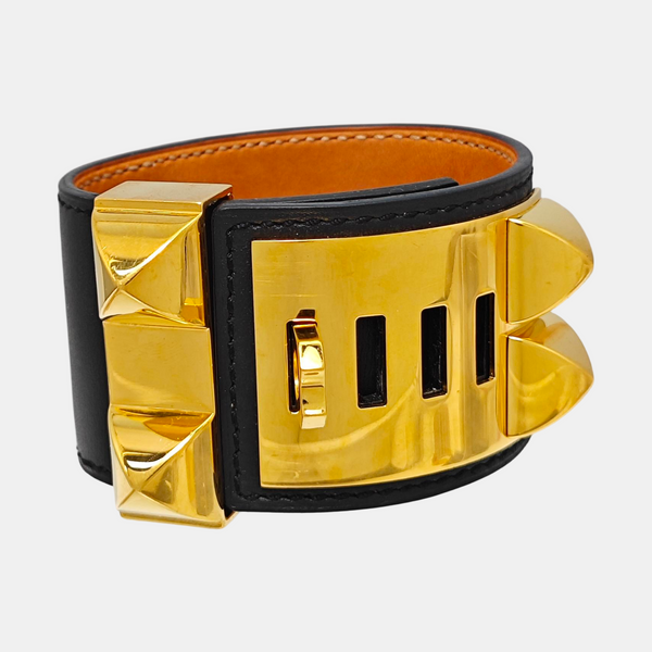 Collier De Chien Metal Black Bangle