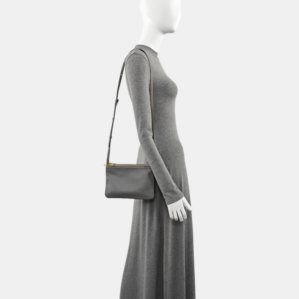 TRIO Small Lambskin Gray