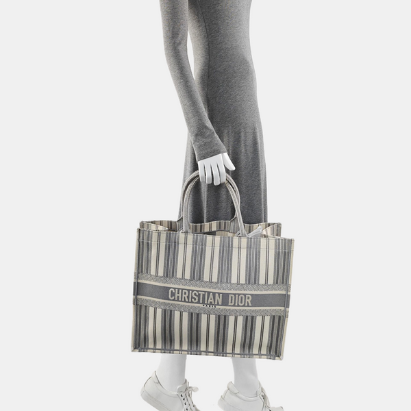 Book Tote Large Canvas Multicolor