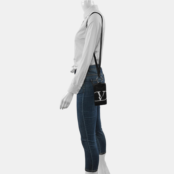 Vlogo Signatur Calfskin Black
