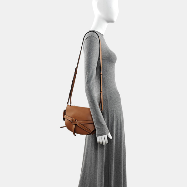 Gate Small Calfskin Brown