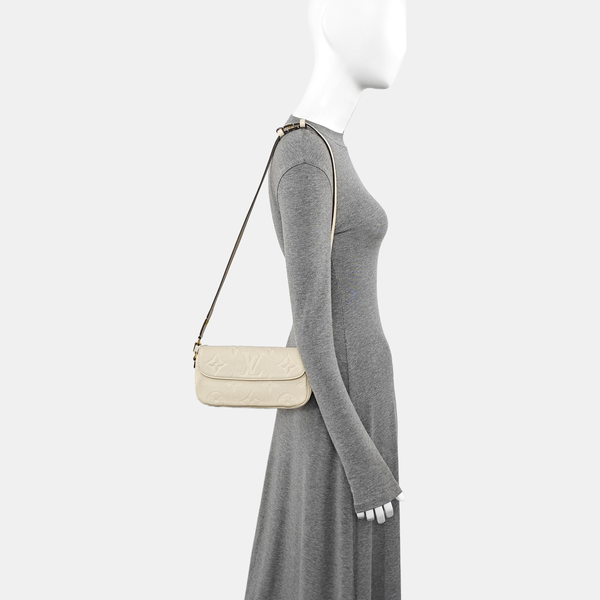 IVY Monogram Calfskin Beige