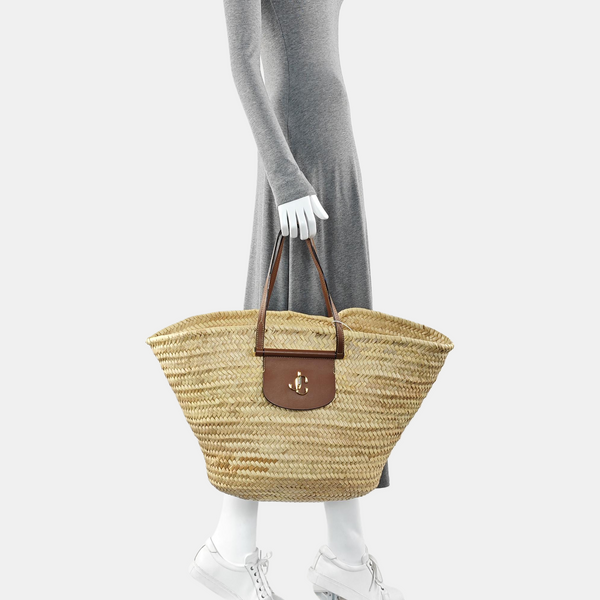 Special Material Shoulder Bag Beige