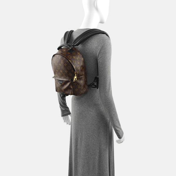 PALM SPRINGS PM Monogram Coated Canvas Brown