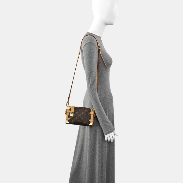 SIDE TRUNK PM Monogram Coated Canvas Brown