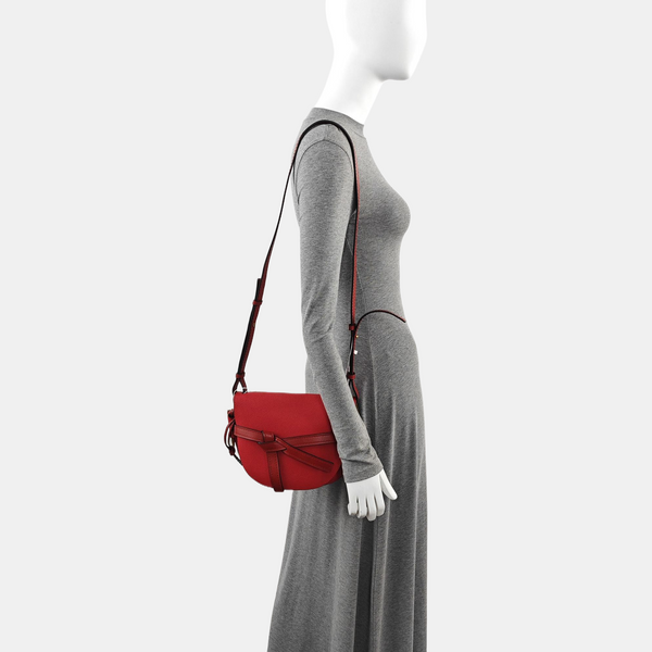 Gate Small Calfskin Red
