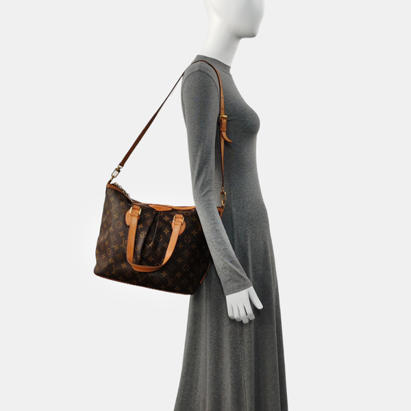 PALERMO PM Monogram Coated Canvas Brown
