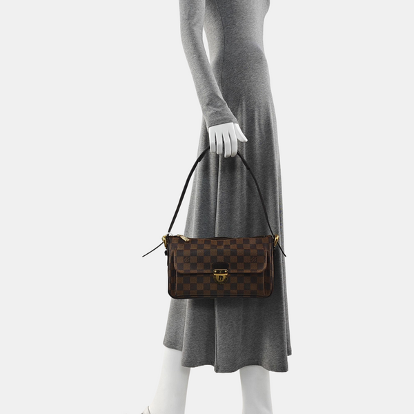 RAVELLO GM Damier Ebene Coated Canvas Brown