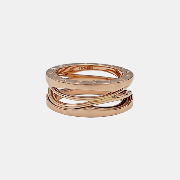 B.ZERO1 18k Rose Gold Ring EU 59