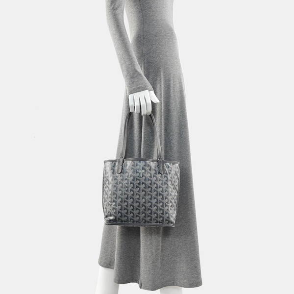 Anjou Coated Canvas Gray