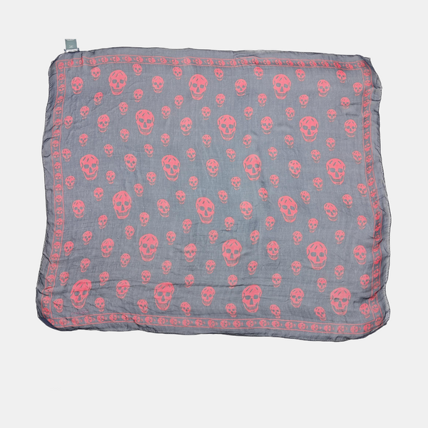 Mulberry Silk Silk Scarf Blue