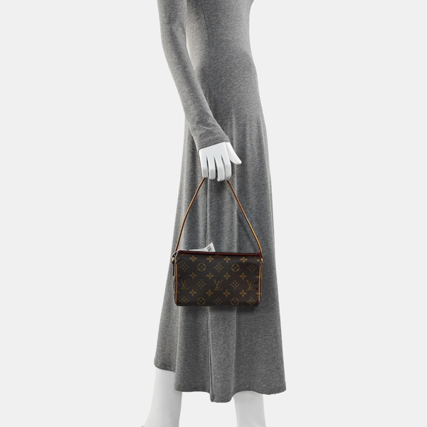 RECITAL Monogram Coated Canvas Brown