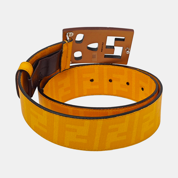 Leather Belt Orange