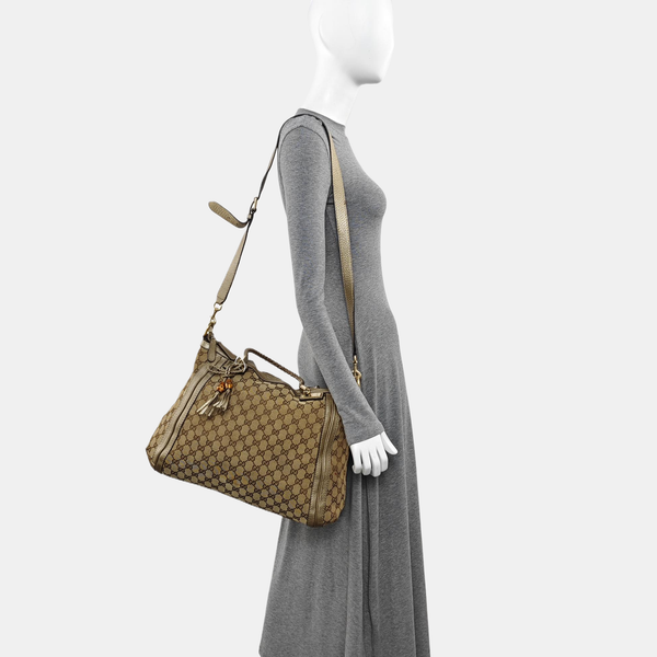 Bella Monogram Canvas Beige