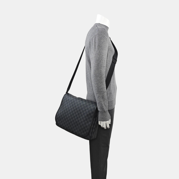 DANIEL Damier Graphite Coated Canvas Gray