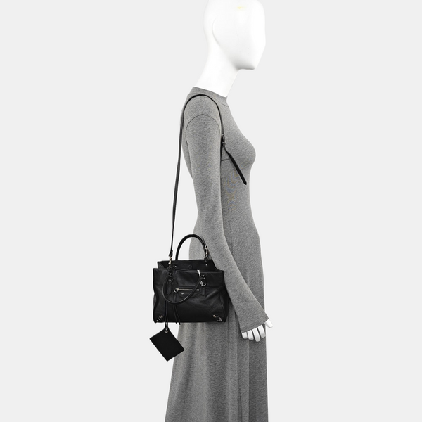 Papier Mini Calfskin Black