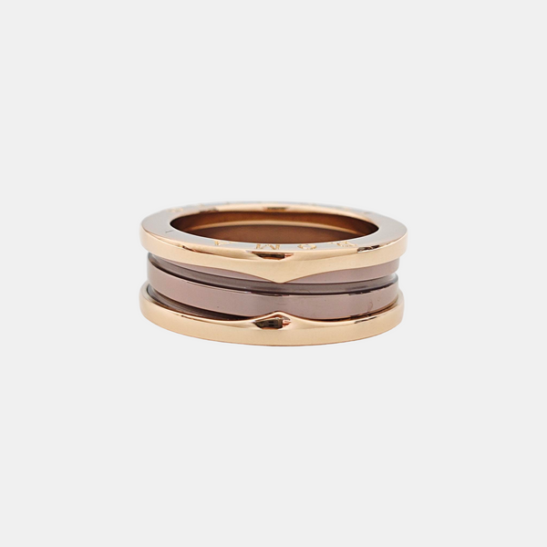B.ZERO1 18k Rose Gold Ring EU 59