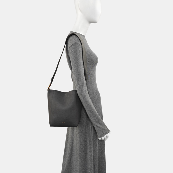 SANGLE Small Calfskin Gray