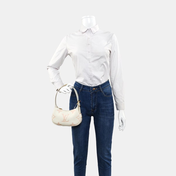MOON Mini Monogram Calfskin White