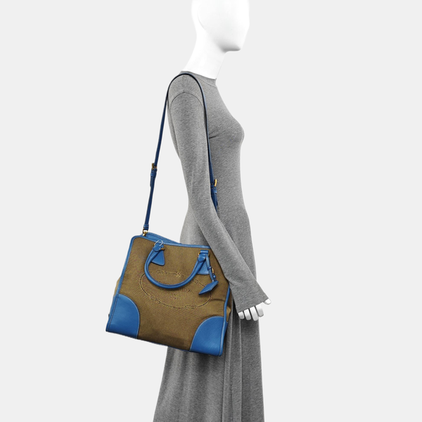 Canvas Shoulder Bag Brown