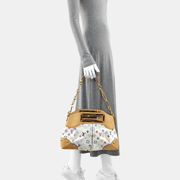 LV × TM JUDY MM Monogram Coated Canvas White