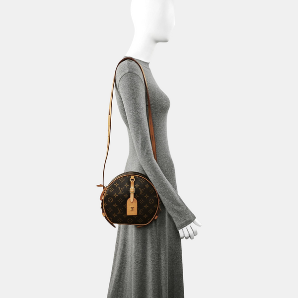 BOITE CHAPEAU MM Monogram Coated Canvas Brown