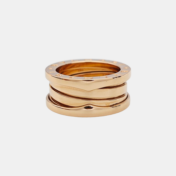 B.ZERO1 18k Rose Gold Ring EU 49