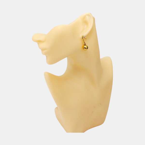 Metal Gold Stud Earrings