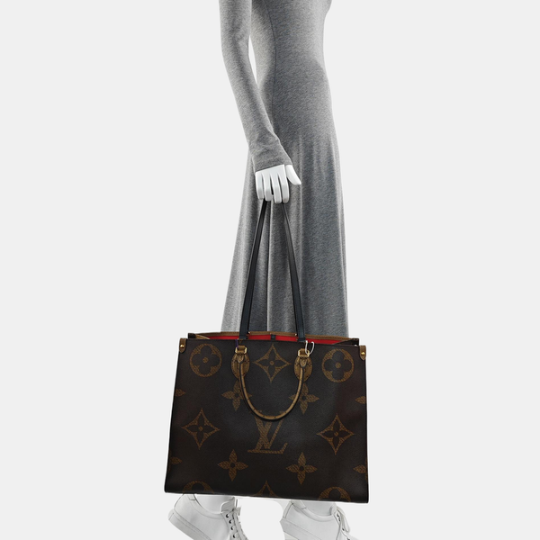 ONTHEGO GM Monogram Coated Canvas Brown