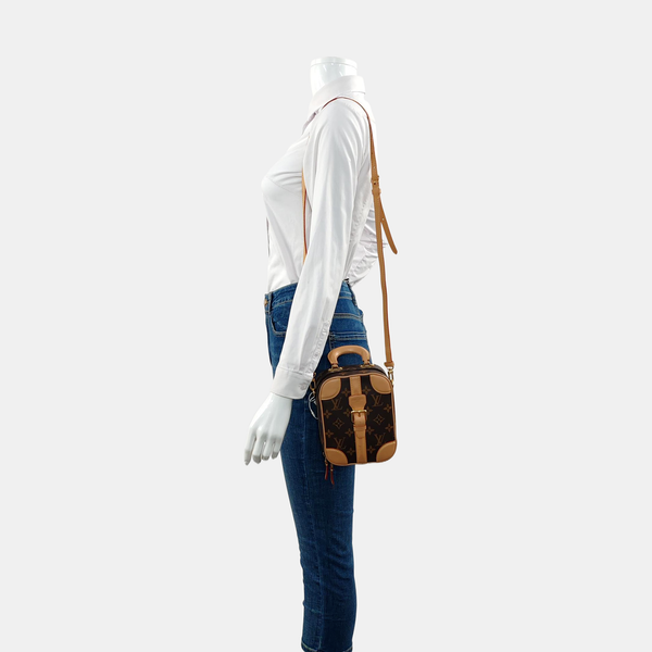 VALISETTE Monogram Coated Canvas Brown