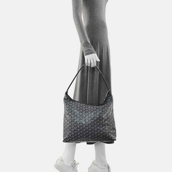 Hobo Coated Canvas Gray