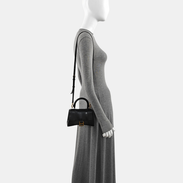 Hourglass XS Calfskin Black