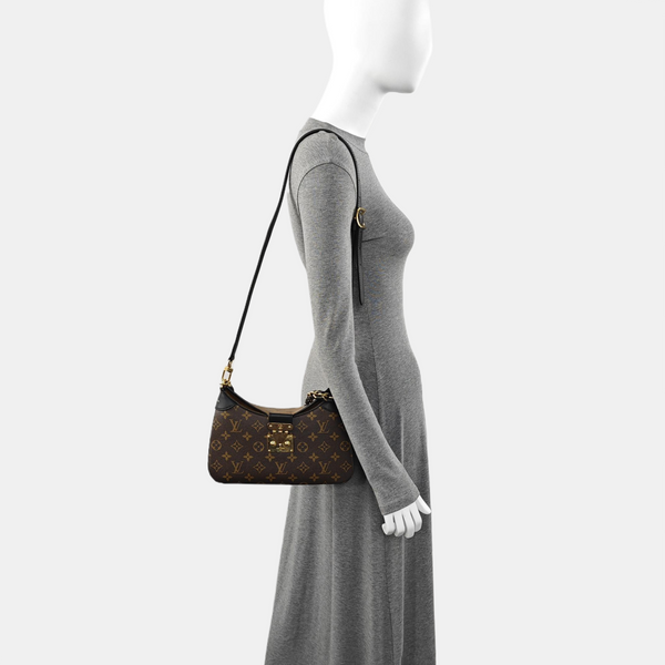 TWINNY Monogram Coated Canvas Brown