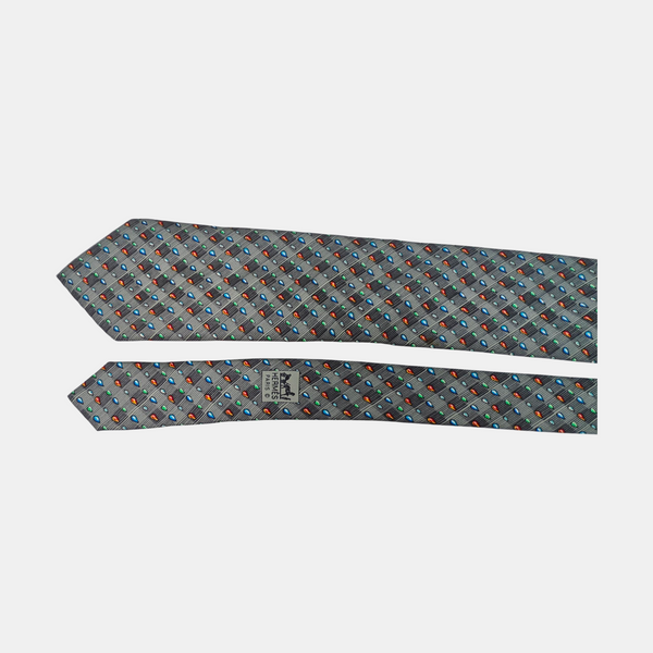 Mulberry Silk Tie Gray