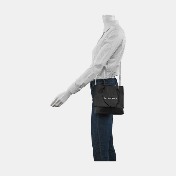 Shopping Bag Super Mini Calfskin Black
