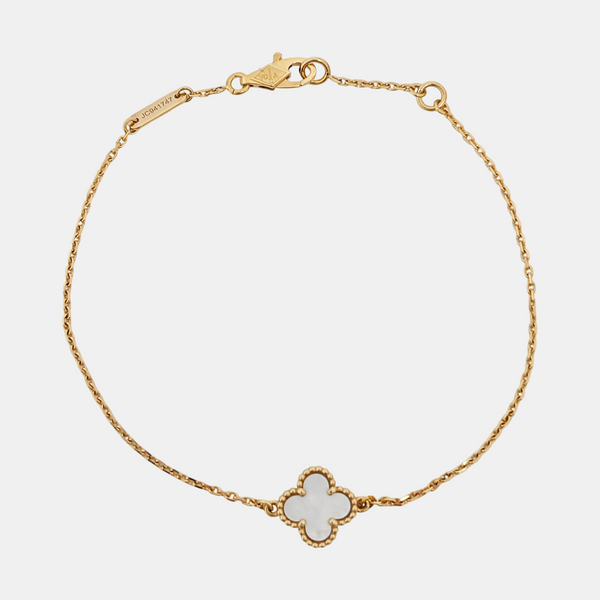 Sweet Alhambra 18k Gold Bracelet