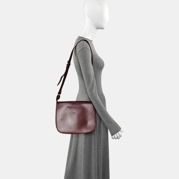 Calfskin Shoulder Bag Red