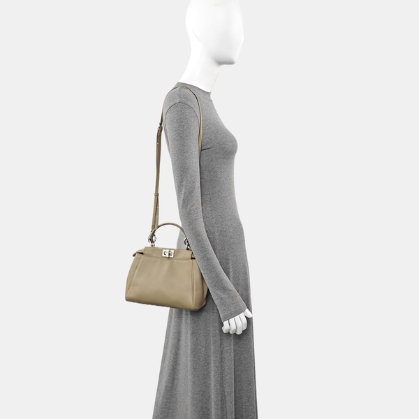 Peekaboo Mini Lambskin Gray