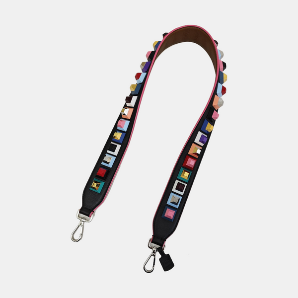Leather Bag Strap Black