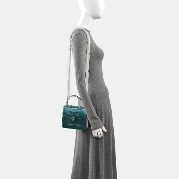 SERPENTI FOREVER Small Calfskin Green