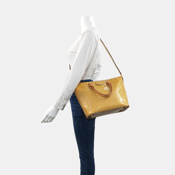 BELMONT MM Patent Leather Yellow
