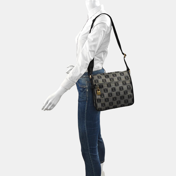 Monogram Coated Canvas Gray