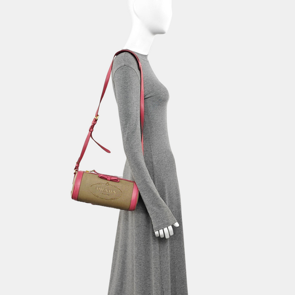 Canvas Shoulder Bag Brown