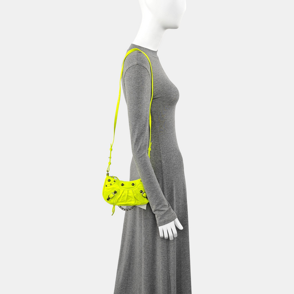 Le Cagole Mini Calfskin Green