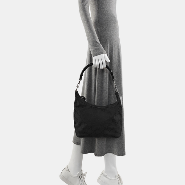 Monogram Canvas Top Handle Bag Black