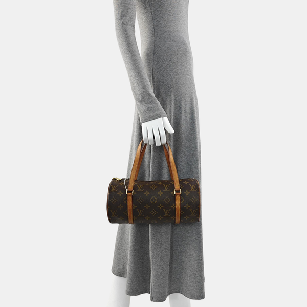 PAPILLON 26 Monogram Coated Canvas Brown