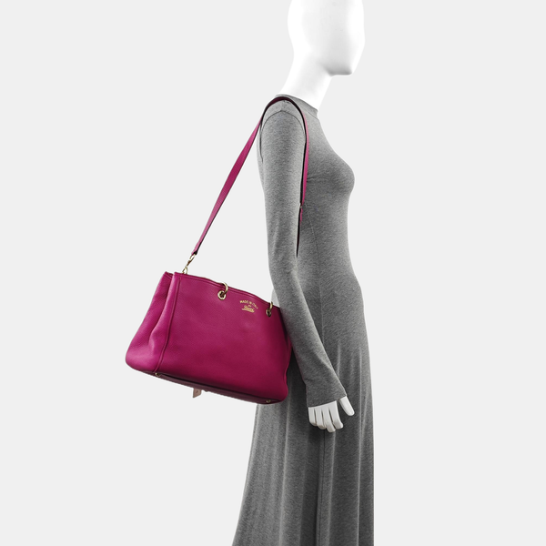 Bamboo 1947 Medium Calfskin Pink