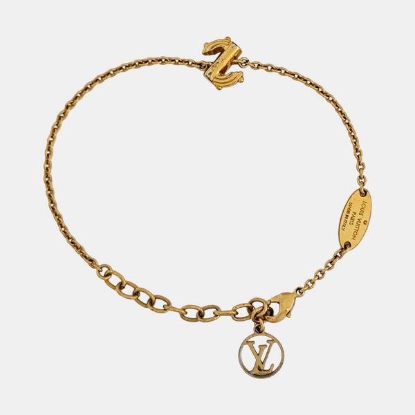 LV & ME Metal Gold Bracelet